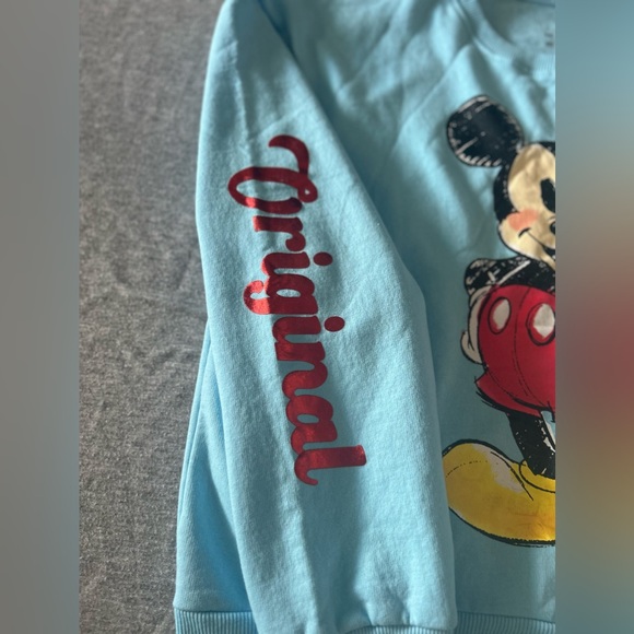 NWOT Disney Mickey Original Crop Top Sweater size XL - Picture 3 of 9